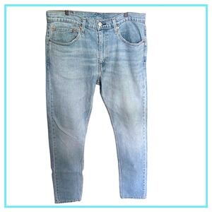 Levis 512 Slim Taper Mens Jeans Light Wash Blue W34 L32 Denim Pants